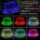 Optic Fibre LED Bucket Hat